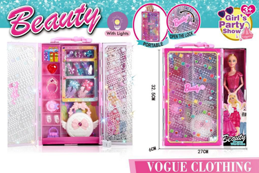 Beauty Dream Wardrobe With Doll